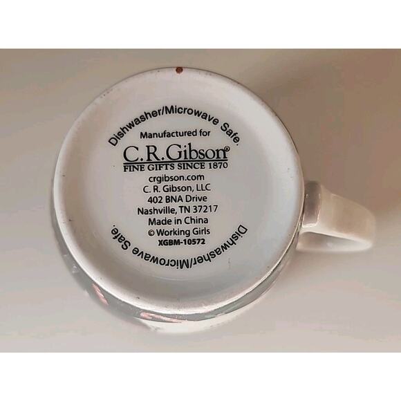 C. R. Gibson Working Girls Design 18 Oz Holiday Mug They Think It's Just... - Picture 4 of 5